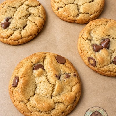 Brown Butter, Sourdough Chocolate Chip Cookies