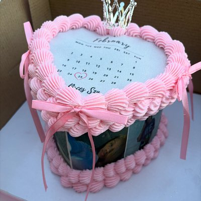 6” Heart Cake