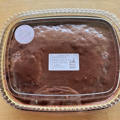 Frosted Fudgy Chocolate Zucchini Cake
