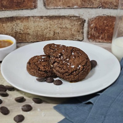 Salted Caramel Brownie Cookie