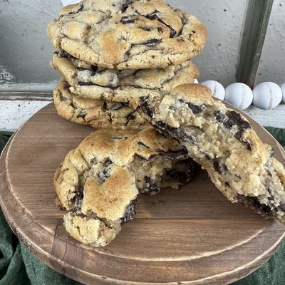 Dark Chocolate Chip Cookies - Pack Of 6