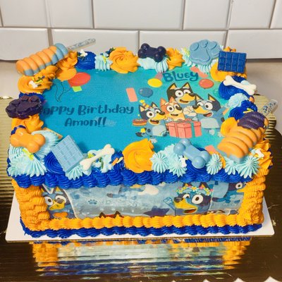 Quarter Sheet Cake Double Layer