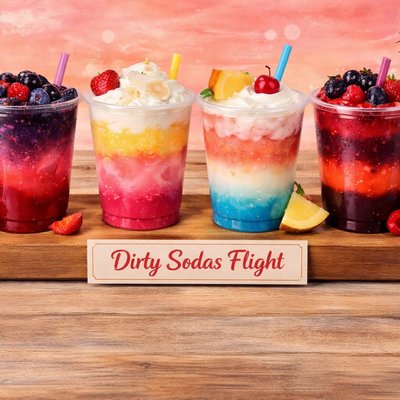 DIRTY SODA DRINK FLIGHT🫧🥰