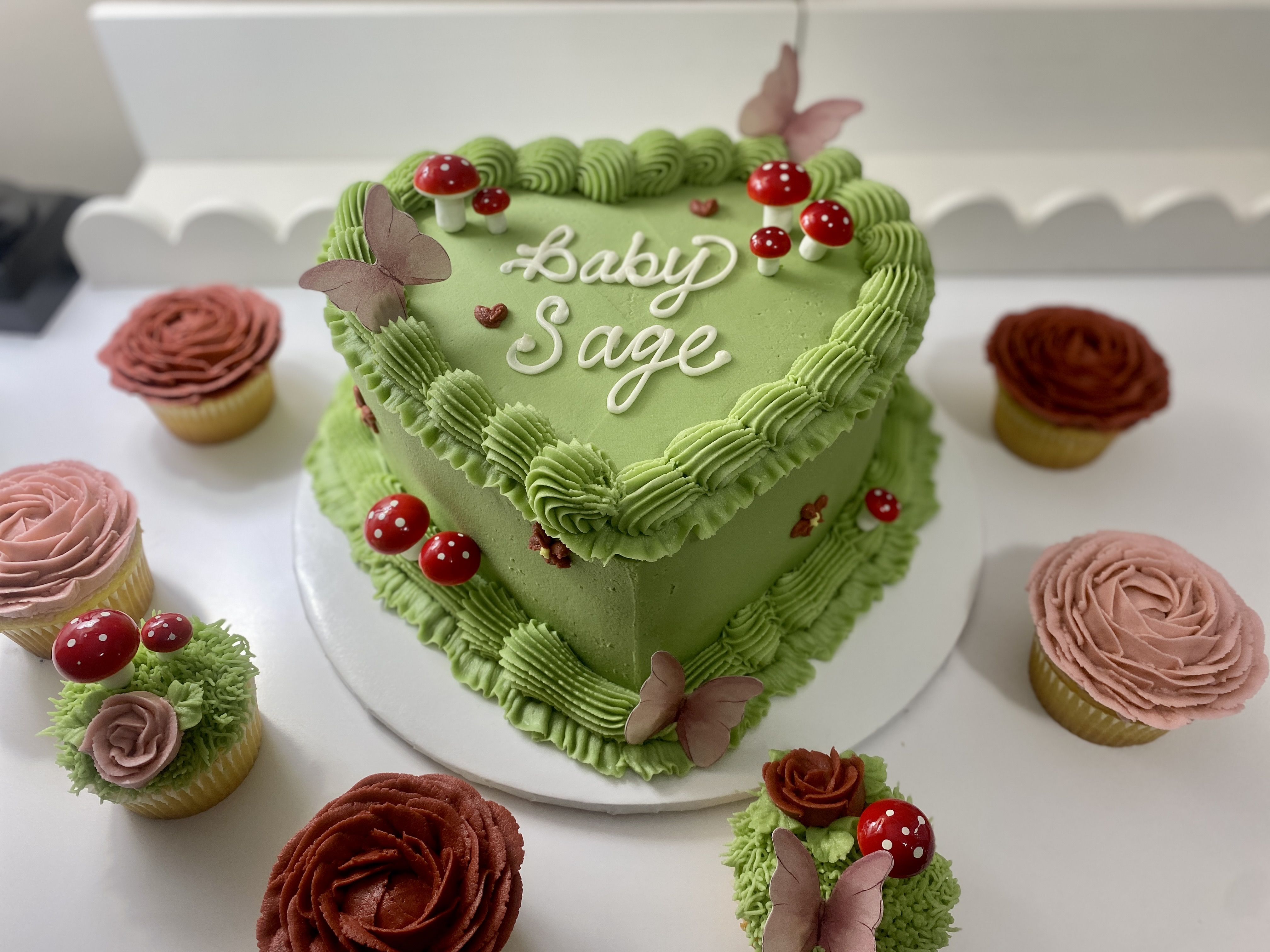 Round Layer Cakes With Buttercream Icing