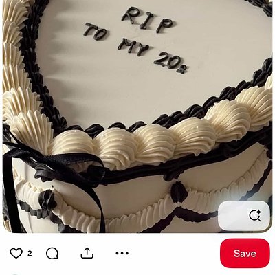 Heart Shaped Cake (any Flavor) 