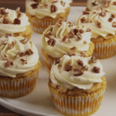 Sweet Potato Pie Cupcakes 