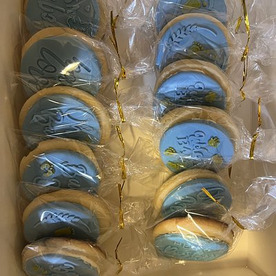Fondant Covered Sugar Cookies