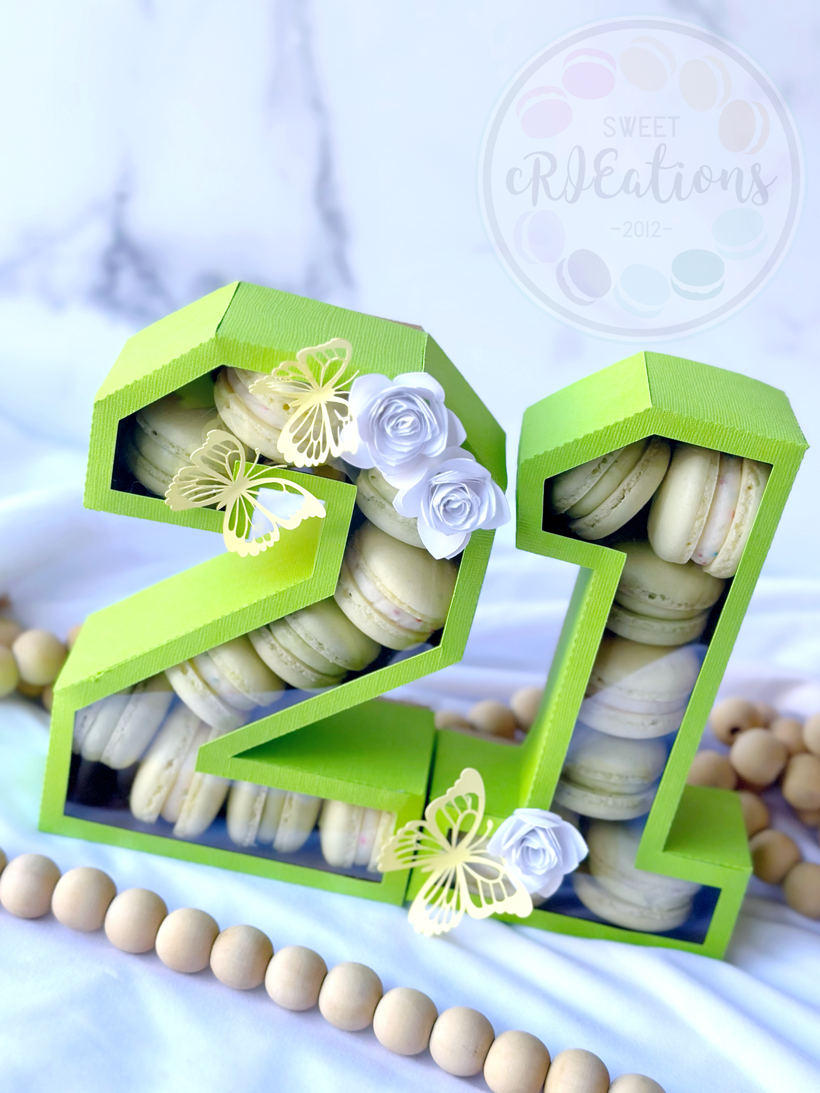 Macaron Monogram Box