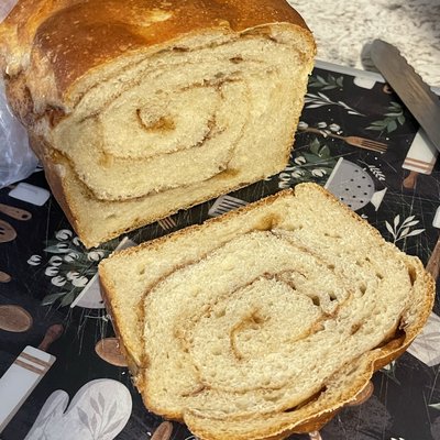 Cinnamon Sugar Sourdough Sandwich Bread