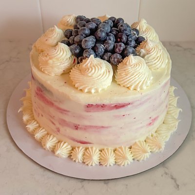 Blueberry Coconut Cake 