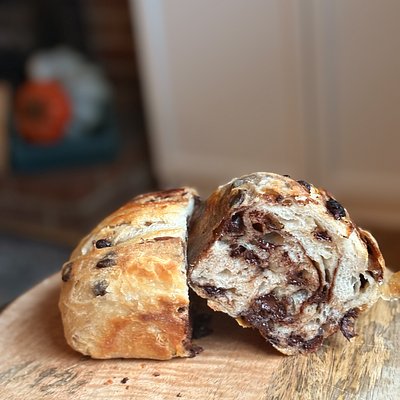 Chocolate Chip Croissant Loaf