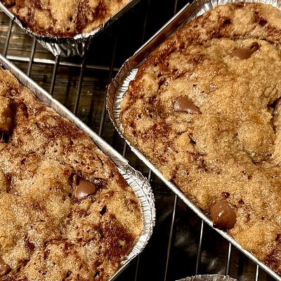 Banana Chocolate Chip Mini Loaf w/ Streusel Topping 