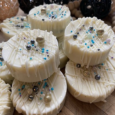 Fancy White Chocolate Oreos