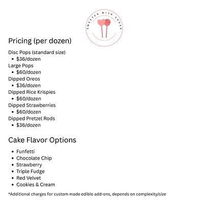 Pricing Document