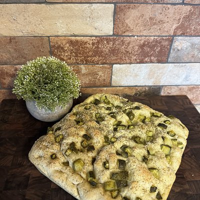 Dill Pickle Focaccia 