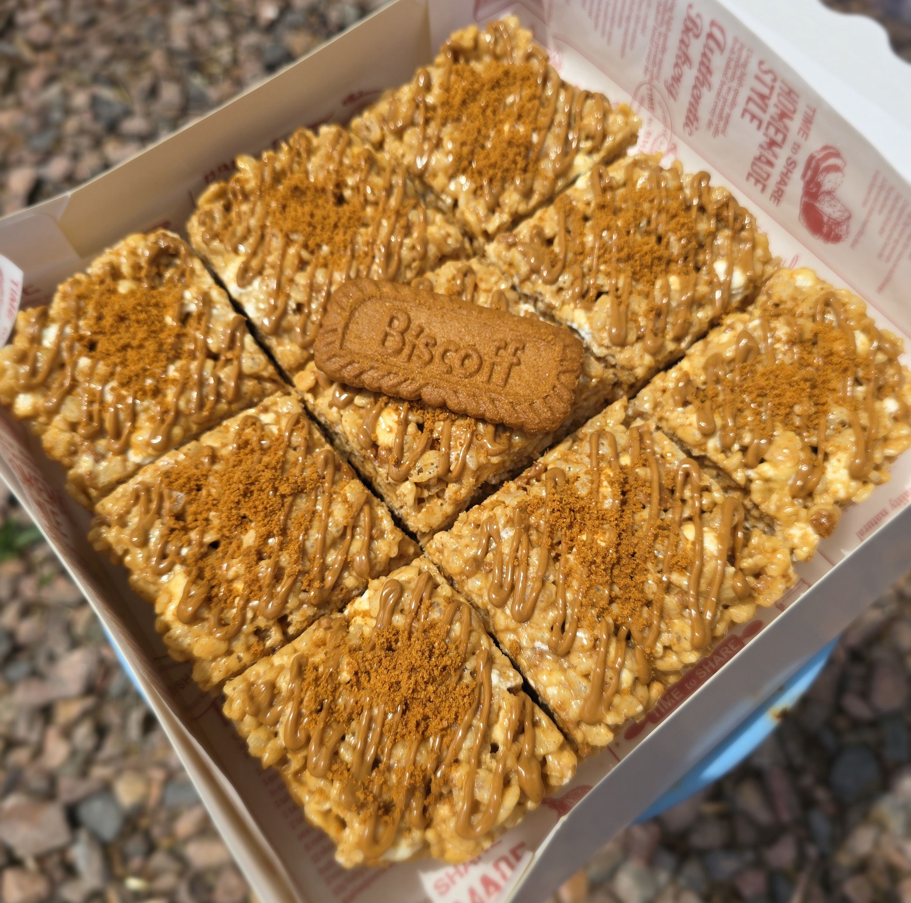 Cookie Butter Lover’s Rice Krispie Treats 