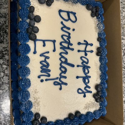 1/4 Sheet Cake 