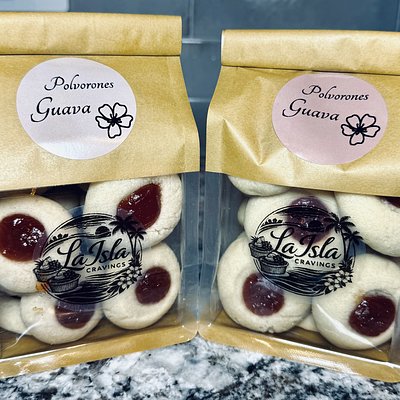 Polvorones De Guayaba (Guava Shortbread Cookies)Small bag