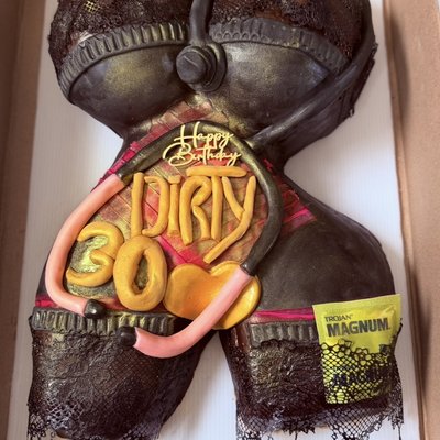Woman Torso Cake 3d Sculpted Cake 