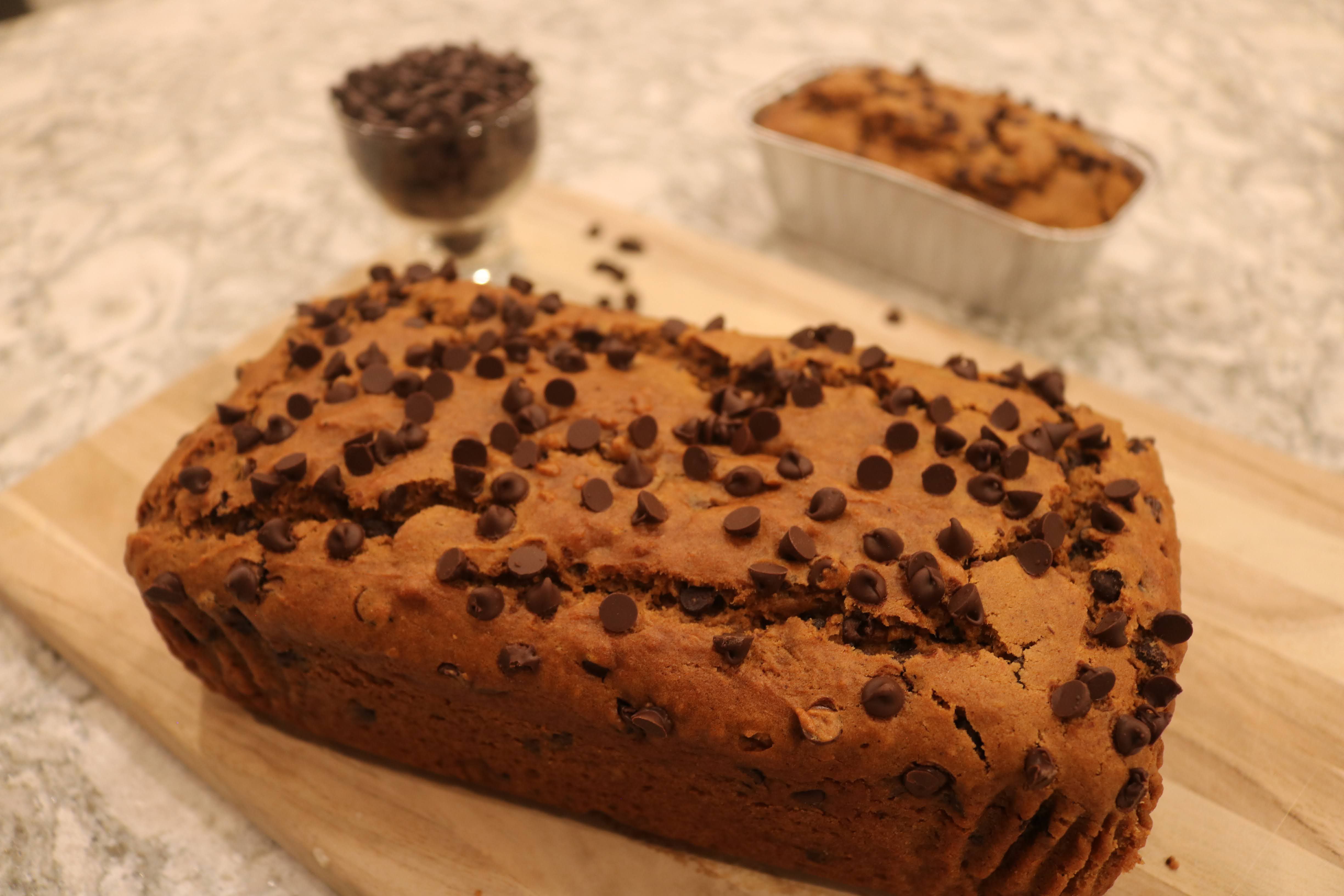 Full Size Chocolate Chip Pumpkin Loaf