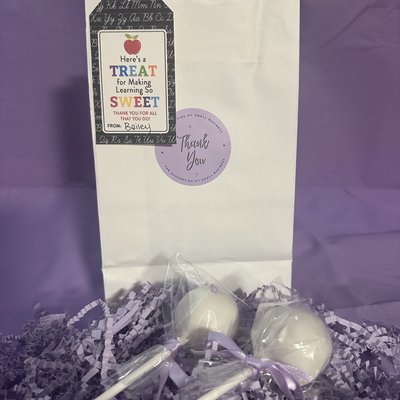 Teacher Appreciation - Cake Pops