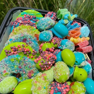 Large Candied Fruit Tray 