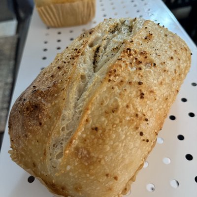 1/2 Loaf Everything But The Bagel Sourdough Bread