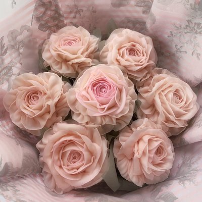 English Rose Bouquet ( 7 Cupcake ) 
