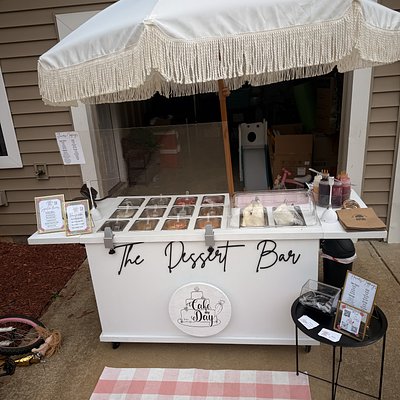 Dessert Bar Cart (Cake, Candy, Ice Cream) 