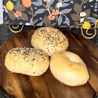 Plain Sourdough Bagel