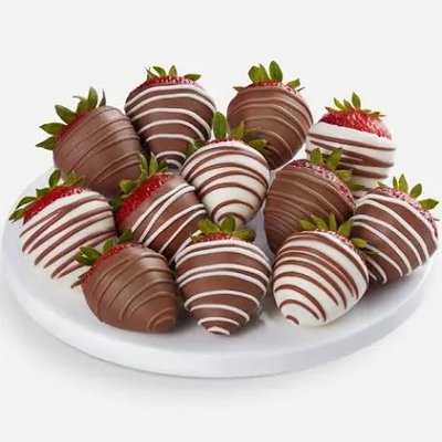 1 Dozen Traditional Chocolate Covered Strawberries 