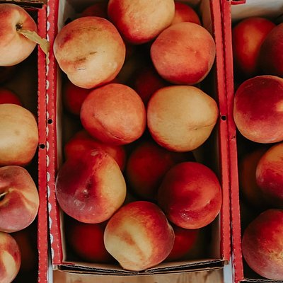 1/2 Basket Of Peaches