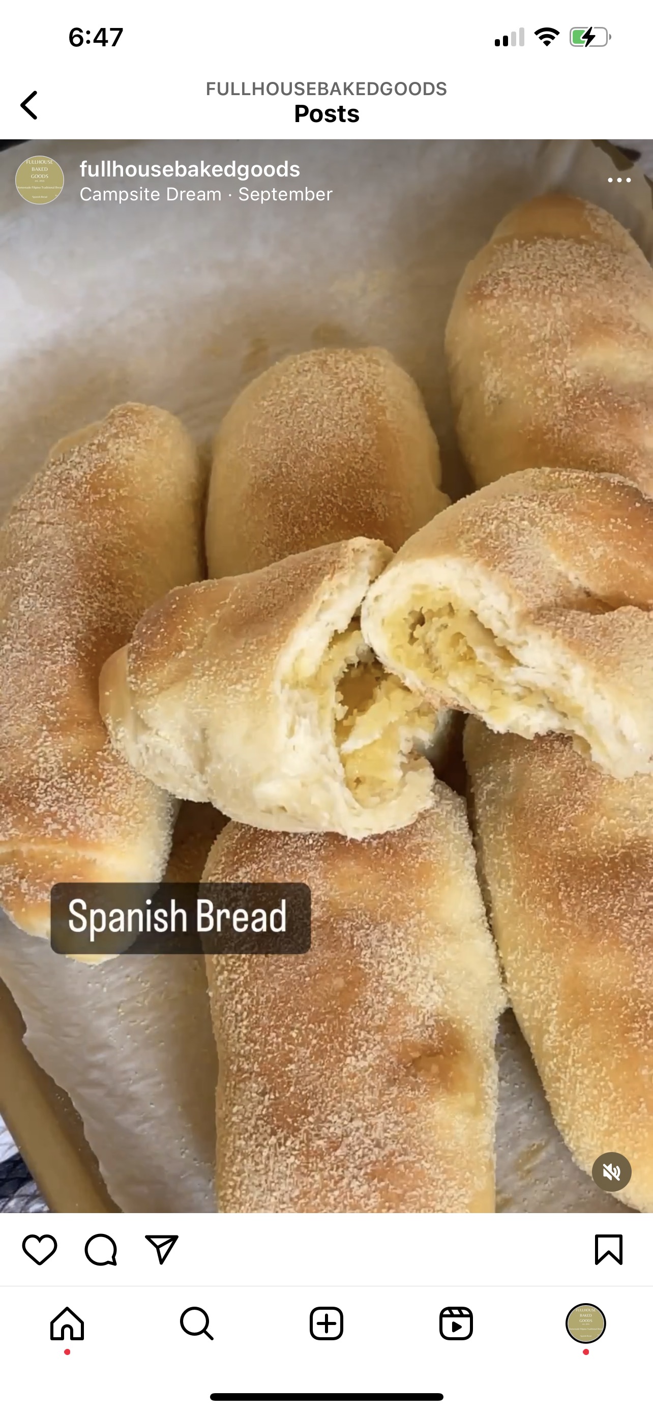 Spanish Bread 6pcs