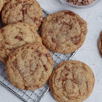 Brown Butter Toffee Cookies