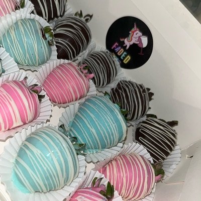 Chocolate Colored Strawberries