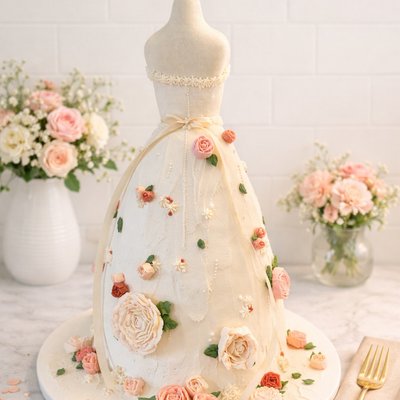 Dress Cake Art