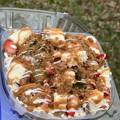Personal Cheesecake Fruit Salad