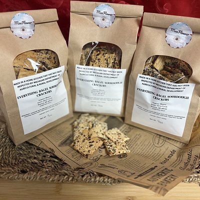 Everything Bagel Crackers 9oz Bag 