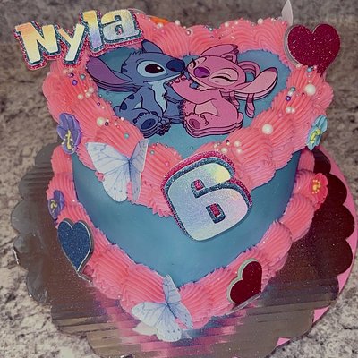 6 Inch Heart Cake