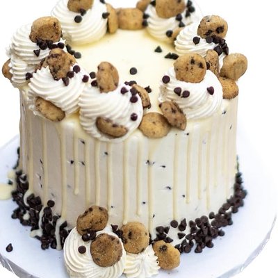 Chocolate Chip Cookie Dough Dream Cake 8” 4 Layer 