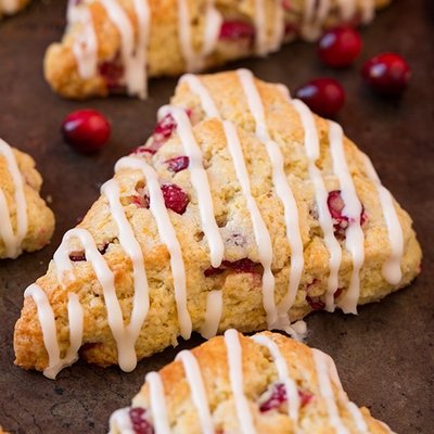 Cranberry Orange Scones 