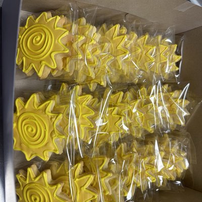 Sun Shine Sugar Cookies  Dozen 