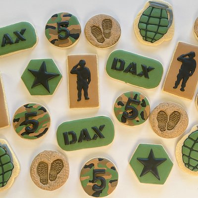 One Dozen Decorated Cookies 