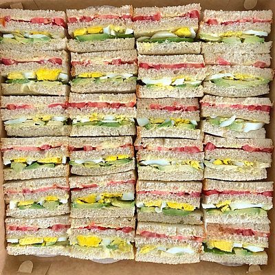Mini Triples (Eggs, Avocado, Tomato) 