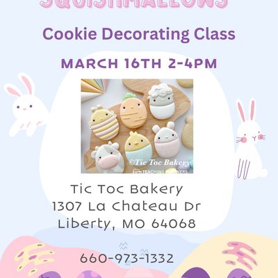 Squishmallows Cookie Decorating Class