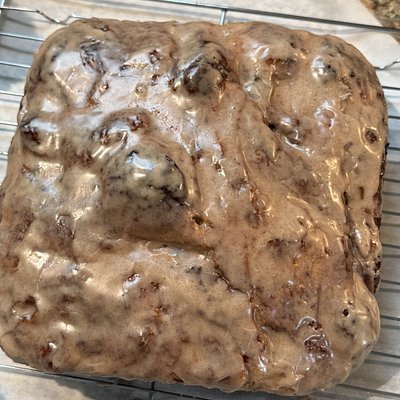 Brown Sugar Cinnamon Focaccia with Icing