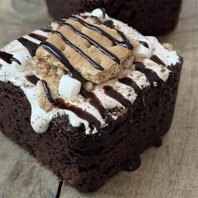 Jumbo S’mores Brownies (x4 Brownies)