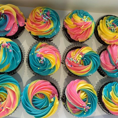 Simple Swirl Cupcakes