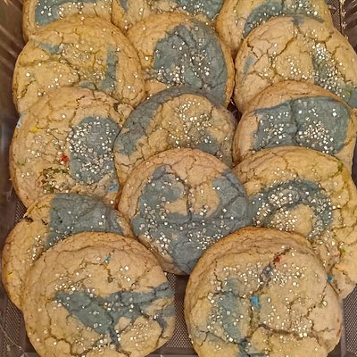 Blueberry Swirl Cookies