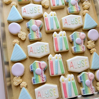 Mini Decorated Sugar Cookies